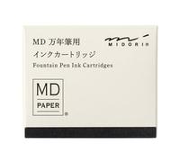 DESIGNPHIL Midori 38080006 Fountain Pen, Cartridge for MD Fountain Pen, Black