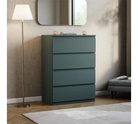 Designs Denver 4 Drawer Chest Of Drawers Storage Cabinet Bedroom Furniture Green