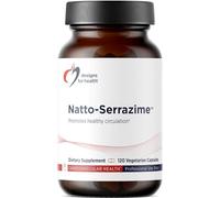Designs for Health Natto-Serrazime - Nattokinase with Serrapeptidase - Natto-Serrazime & Proteolytic Enzymes - Enzyme Blend, Vegetarian Friendly, Non-GMO, Dairy Free - 120 Capsules