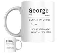 Designs of note! George Personalised Ceramic Mug | ‘Oh “That” George’ Funny Custom Novelty Name Gift