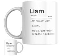 Designs of note! Liam Personalised Ceramic Mug | ‘Oh “That” Liam Funny Custom Novelty Name Gift