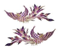 Designs Sewing on Patches with Gold Thread Embroidery for Garments and Clothing Embellishment Fix
