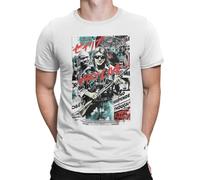 DesignTshirtsDirect They Live T Shirt tee top t-Shirt Film Movie Horror sci fi Funny Cartoon Birthday Gift Joke Graphic Music Concert Vintage 1 (UK, Alpha, XL, Regular, Regular, White)