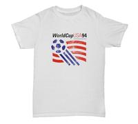 DesignTshirtsDirect USA 94 World Cup T Shirt (UK, Alpha, XXL, Regular, Regular, White)