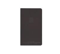 DesignWorks Ink 11 x 19 cm Flex Cover Notebook Journal with 48 Lined Pages, Black Notebook with Gold Foil Accents - Perfect for Office Work, Writing, and Journaling