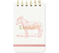 DesignWorks Ink 8,9 x 14,6 cm Vintage Sass Wire Bound Small Spiral Pocket Notepad Memo Book - Aesthetic Desk Accessories & Funny Office Supplies for School, Office, & Small Business - Smart Donkey