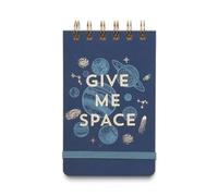 DesignWorks Ink 8,9 x 14,6 cm Vintage Sass Wire Bound Small Spiral Pocket Notepad Memo Book - Aesthetic Desk Accessories & Funny Office Supplies for School, Office, & Small Business - Give Me Space