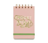 DesignWorks Ink 8,9 x 14,6 cm Vintage Sass Wire Bound Small Spiral Pocket Notepad Memo Book - Aesthetic Desk Accessories & Funny Office Supplies for School, Office, & Small Business - Froget About It