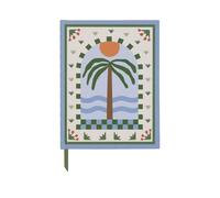 DesignWorks Ink A Dopo Journal Notebook - Cute Notebook for Journaling, Writing, & Daily To-Do Lists - Soft Cover, 192 Lined Pages, Lay-Flat Binding, 6" x 7.75" - Palm