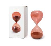 DesignWorks Ink Boxed Retro Glass Timer, Terracotta Ombre, 23 CM