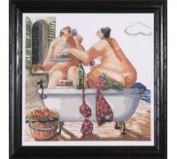 Design Works Bathing Beauties Cross Stitch Kit, Multi-Colour