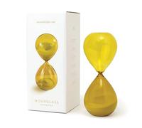 DesignWorks Ink Hourglass Sand Timers Boxed 30-Minute Retro Glass Timer, 19,8 CM Tall, Chartreuse Ombre