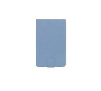 DesignWorks Ink Notepad with 96 Lined Pages and Vegan Suede Cover, 8,3 x 13,3 cm, Cornflower Blue