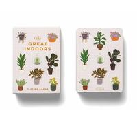DesignWorks Ink Standard Index Decorative Playing Cards, Green and White Plant Lovers The Great Indoors Plant