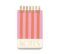 DesignWorks Ink Twin Wire Chunky Pocket Notepad Memo Book with 192 Perforated Sheets, 4" x 6", Stripes