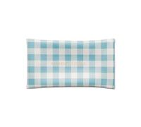 DesignWorks Ink Vegan Leather Eyeglass Case, Finders Peppers Blue Gingham