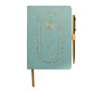 DesignWorks Ink Vegan Leather Gratitude Journal with 196 Guided Pages with Ribbon Marker - Undated Daily Mindfulness Journal - Where You Need To Be