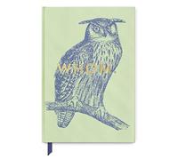 Designworks Ink Vintage Sass A5 Hardcover Notebook Journal, Design: Whom, 14.6cm x 21.6cm, Colour: Green, JB86-1104EU. 240 Lined Pages. Soy Based Ink.