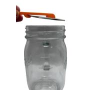Designz3D Canning and Mason Jar Opener, Easy Release Vacuum Seal for all lids magnetic (Orange)