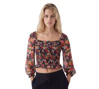 Desigual Ailea women's gathered blouse with long sleeves, size L