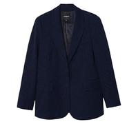 Desigual Women's Woman Woven Blazer, Blue, S
