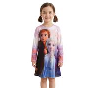 Desigual autumn girl's dress with Frozen print, size 134
