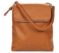 Desigual for woman. 25SAKP33 Mini leather effect backpack brown (OSFA), Casual, Polyurethane