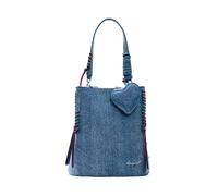 DESIGUAL Backpacks and fanny packs for women Small denim backpack with a heart.