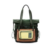 DESIGUAL Backpacks and fanny packs for women Two-tone waxed voyager backpack