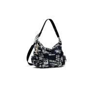 Desigual Newspaper Arica Shoulder Bag 30 cm black