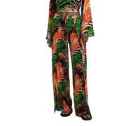 Desigual Bahamas Tropical Beach Pants 25SWMW01 Black