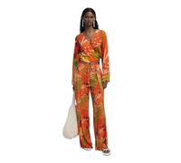 Desigual Bahamas Tropical Beach Pants 25SWMW01 Orange