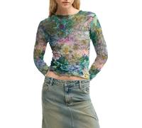 Desigual Bettle Digital Floral Blouse 26SWBW12 Blue