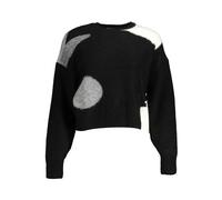 Desigual Black Polyester Jumper - female - Desigual - Round-neck Knitwear - Black - XL - Knitwear XL
