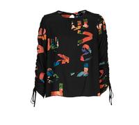 Desigual Blouse GRAPHIC LOVE in Black EU S