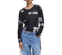 Desigual BLUS_Breaking News, 2000 Black, S