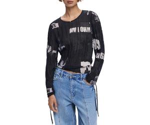 Desigual BLUS_Breaking News, 2000 Black, S