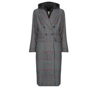 Desigual Coat CAPUCHA CHECK in Grey EU L