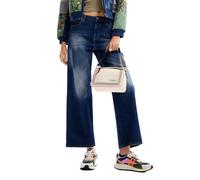 Desigual Women's Woman Denim Long Trouser Jeans, Blue, 14