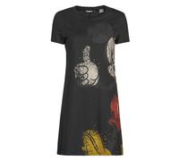 Desigual Dress VEST_MY MICKEY in Black EU XS