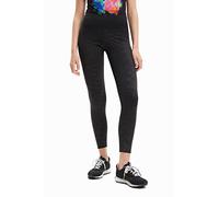 Desigual Elisabet Black Logo Sports Leggings 23SWKK05