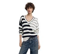 Desigual Estocolmo Striped Jumper 25SWJF02 White