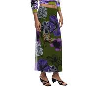 Desigual FAL_TULLEFLOWERS, 4010 Verde ACEITUNA, L