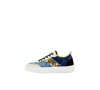 Desigual Fancy Crazy Patch Multicoloured Low Top Sneakers 22WSKA32