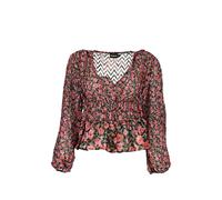 Desigual floral-print smocked blouse - Pink M-L-XL