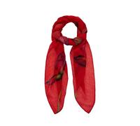 Desigual Women's Fou_Big Fiore Rectangle Fashion Scarf, Orange, One Size