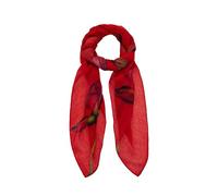 Desigual Women's Fou_Big Fiore Rectangle Fashion Scarf, Orange, One Size