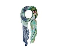 Desigual Women's Fou_Delicate Patch_re Fashion Scarf, Blue, One Size