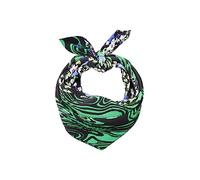 Desigual Women's Fou_PSICO Flor Carre, Green, One Size, Green, One size