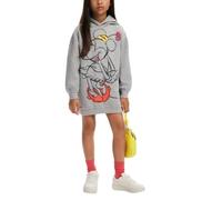 Desigual Girl's Knit Dress Long Sleeve, Black, 6 Years